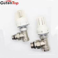 GutenTop DN15 Wireless Automatic TRV chrome brass water thermostatic valve radiator head shower thermostatic